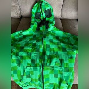 Minecraft zip up jacket